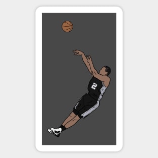 Kawhi Leonard Fadeaway Meme Magnet